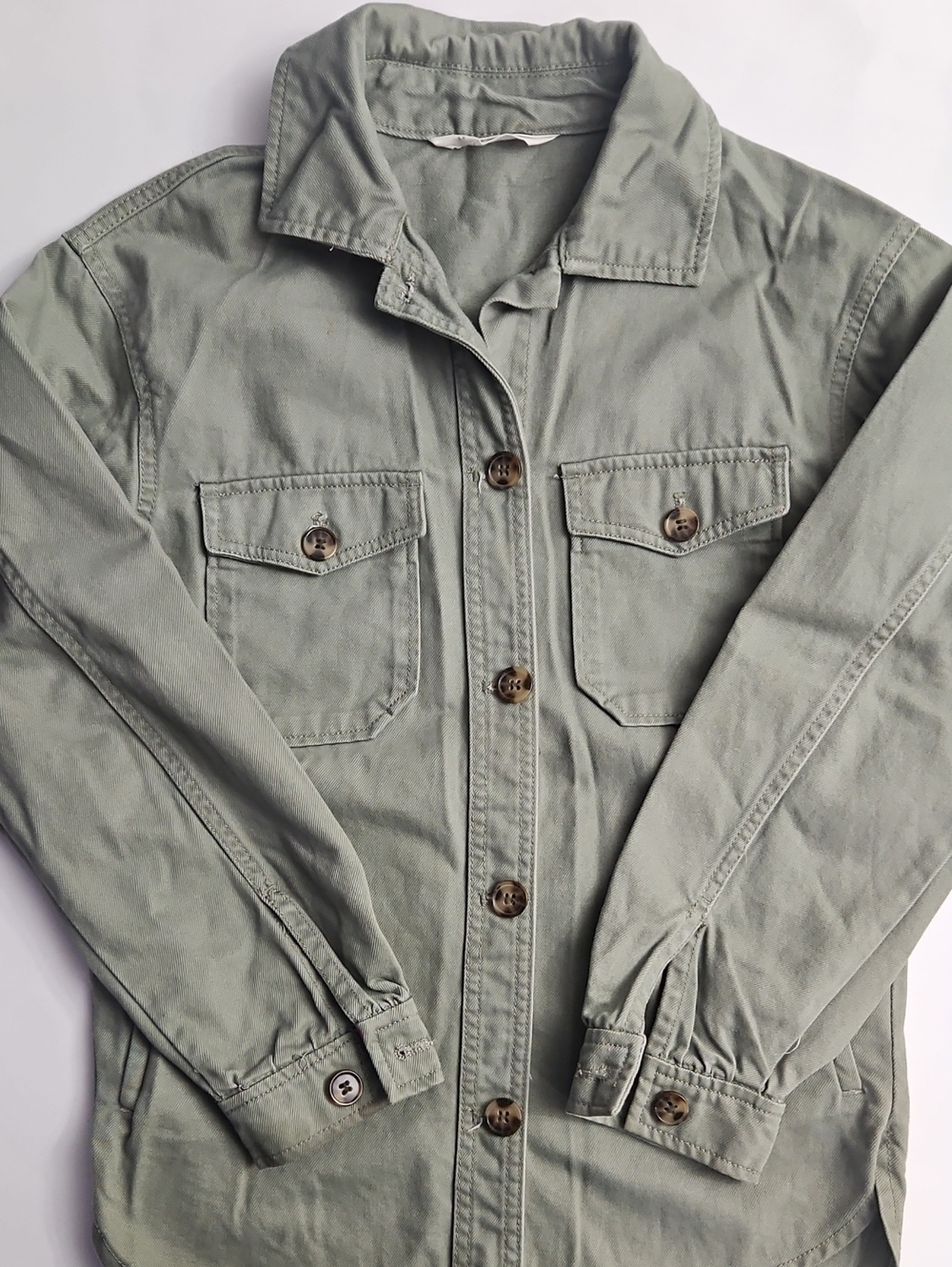 H&M Sage Green Utility Jacket for Kids